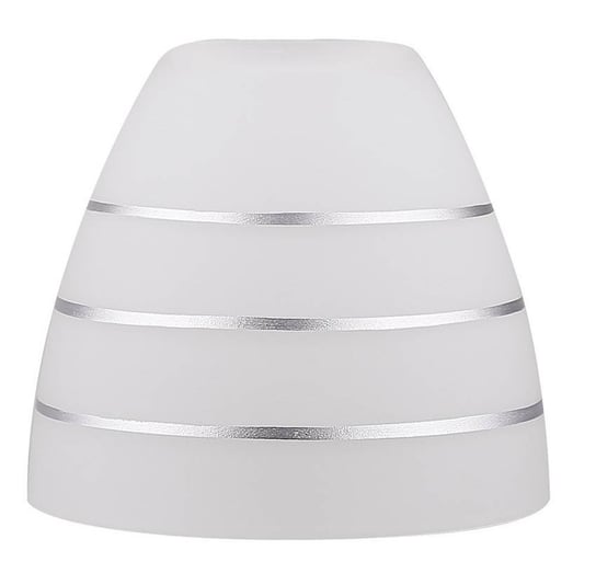 Klosz Szklany Biały W Paski E27 Do Lamp Simpli Candellux 71-66763 Candellux Lighting