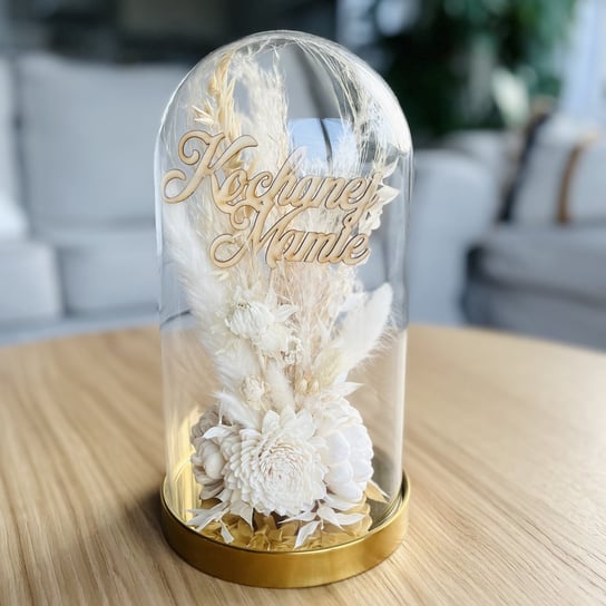 Klosz szklany z suszonymi kwiatami Dla Mamy Inna marka