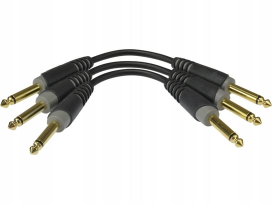 KLOTZ Złączka kabel do efektów JACK 6,3mm 3x 15cm KLOTZ