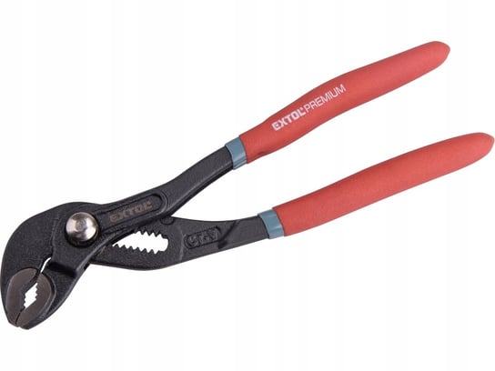 Klucz do rur szczypce nastawne żabka 175 mm Z PRZYCISKIEM Z BLOKADĄ COBRA Extol Premium