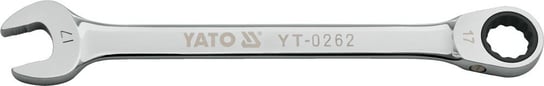 Klucz płasko-oczkowy z grzechotką 15 mm YATO Proline
