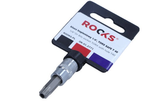 Klucz Trzpieniowy 1/4", Torx Safe T 40 Rooks ROOKS