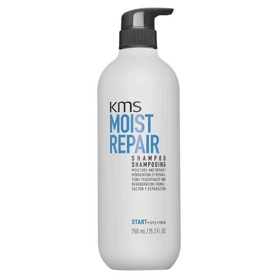 KMS, Moist Repair, szampon do włosów suchych i zniszczonych, 750 ml KMS