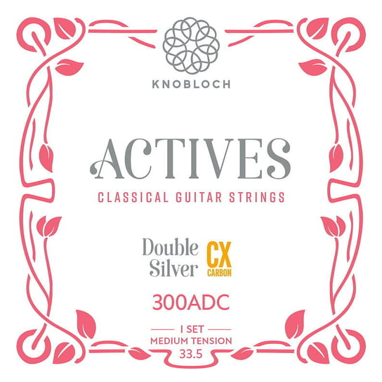 Knobloch Strings ACTIVES Double Silver CX Carbon 300ADC - Struny do Gitary Klasycznej Inny producent