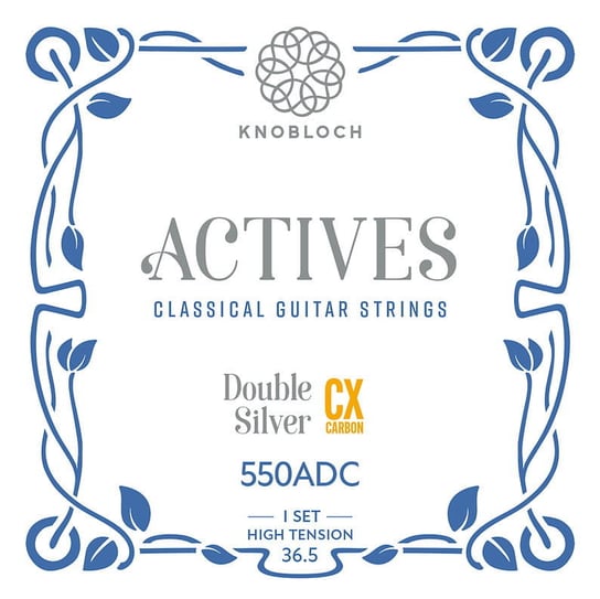 Knobloch Strings ACTIVES Double Silver CX Carbon 550ADC - Struny do Gitary Klasycznej Inny producent