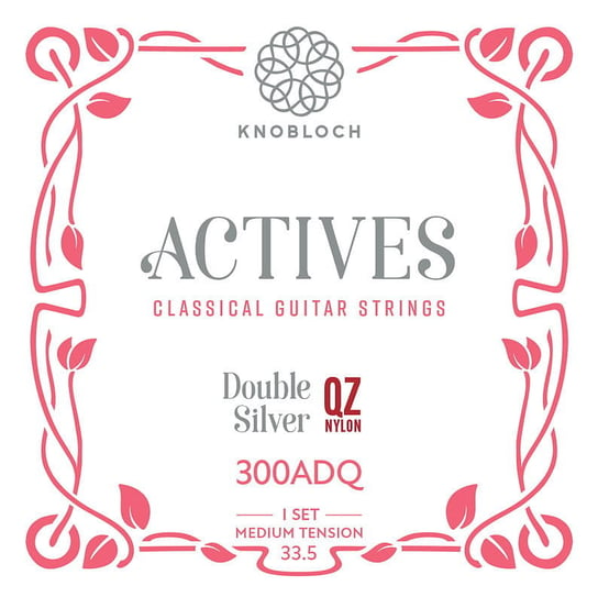 Knobloch Strings ACTIVES Double Silver QZ Nylon 300ADQ - Struny do Gitary Klasycznej Inny producent