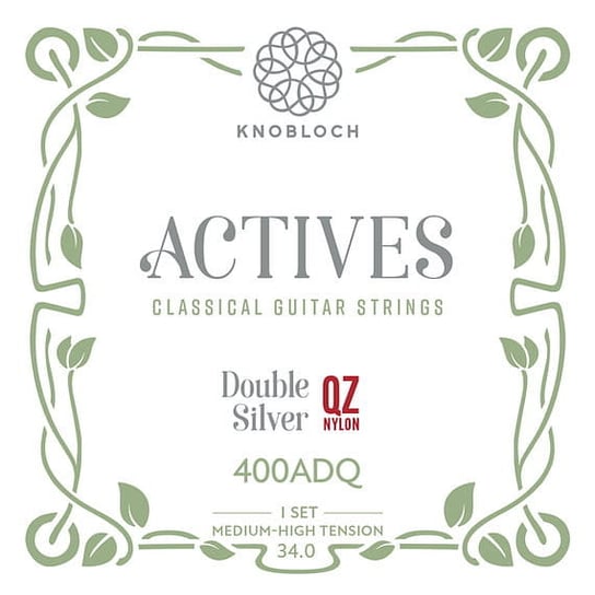 Knobloch Strings ACTIVES Double Silver QZ Nylon 400ADQ - Struny do Gitary Klasycznej Inny producent