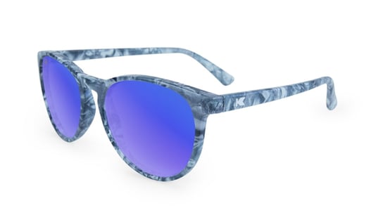 Knockaround, Okulary przeciwsłoneczne Mai Tais, niebieskie z niebieskimi szkłami i polaryzacją 