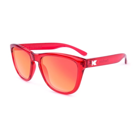 Knockaround, Okulary przeciwsłoneczne Monochrome Premiums, czerwone Knockaround