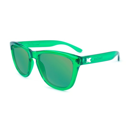 Knockaround, Okulary przeciwsłoneczne Monochrome Premiums, zielone 