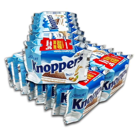 KNOPPERS Joghurt  wafle 8 szt x25 g, 200g   DE Inna marka