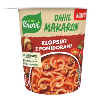 Knorr Danie Makaron Z Klopsikami Pomidorowymi 63G Knorr