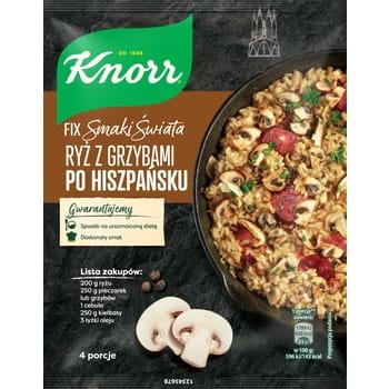 Knorr Fix Ryż z grzybami po hiszpańsku 33g Knorr