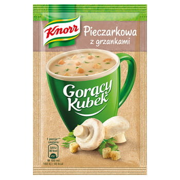 Knorr Gorący Kubek Pieczarkowa Z Grzankami 15G Knorr