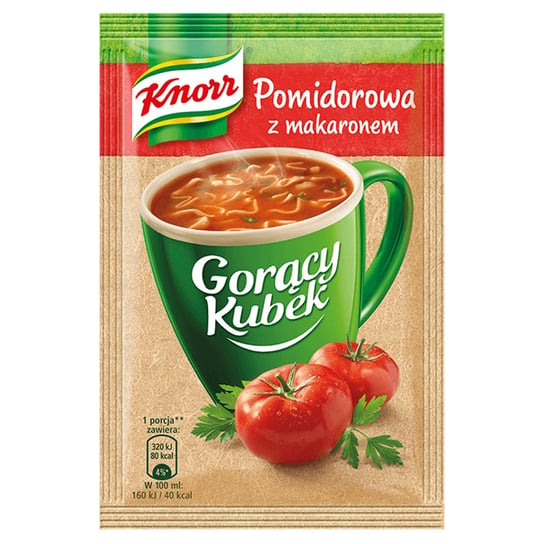 KNORR Gorący Kubek - Pomidorowa Z Makaronem  - 19G Knorr