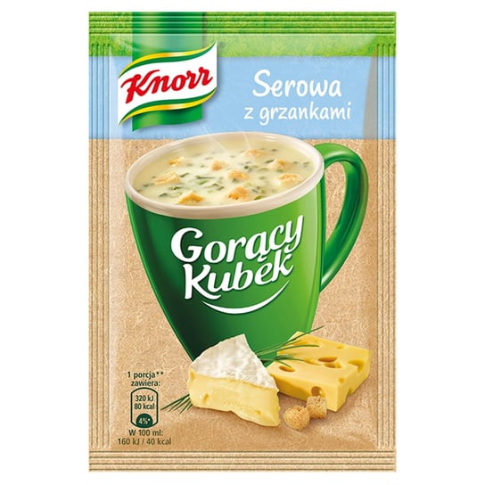 Knorr Gorący Kubek Zupa Serowa Z Grzankami 22G Knorr