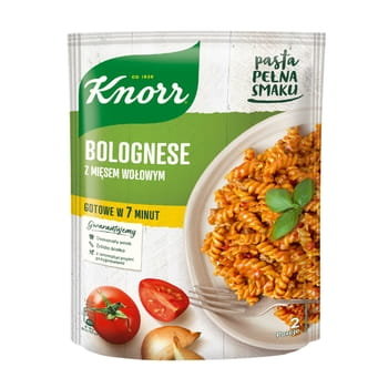 Knorr Pasta pełna smaku Bolognese z mięsem wołowym 160g Knorr