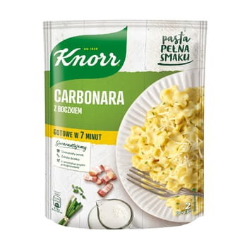 Knorr Pasta pełna smaku Carbonara z boczkiem 153g Knorr
