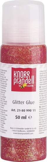 Knorr Prandell, klej brokatowy, Glitter Glue, jasnoczerwony Knorr Prandel