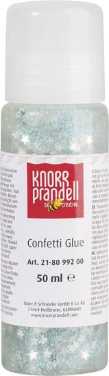 Knorr Prandell, klej confetti, Confetti Glue, gwiazdki srebrne Knorr Prandel