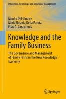 Knowledge and the Family Business: The Governance and Management of Family Firms in the New Knowledge Economy Del Giudice Manlio, Della Peruta Maria Rosaria, Carayannis Elias G.