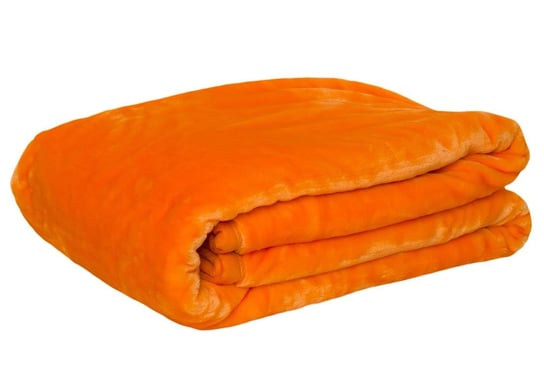 Koc akrylowy MÓWISZ I MASZ, A-001, pomarańczowy, 160x210 cm Mówisz i Masz