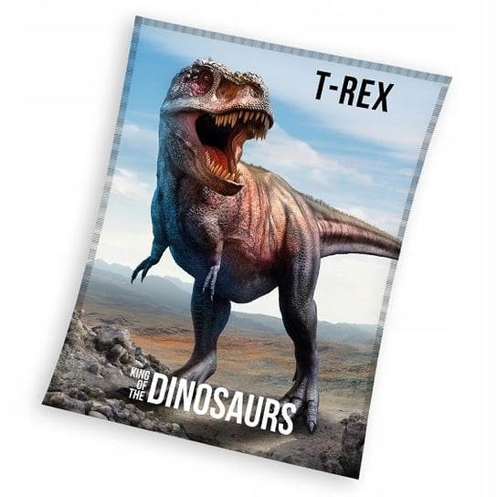 Koc Coral Dinozaur T-Rex 130X170 Cm Carbotex