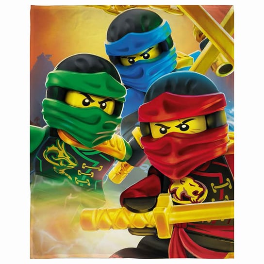 Koc Kocyk Dziecięcy Lego Ninjago Spinjitzu 130X170 Halantex