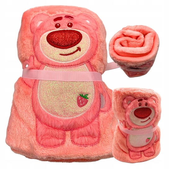 Koc Kocyk Zimowy Lotso Miś Tuliś Toy Story Ciepły Polarowy Narzuta 80x100 SkibiStore