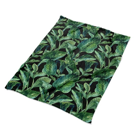 Koc, narzuta, FABRICSY, zielony, 100x135 cm Fabricsy