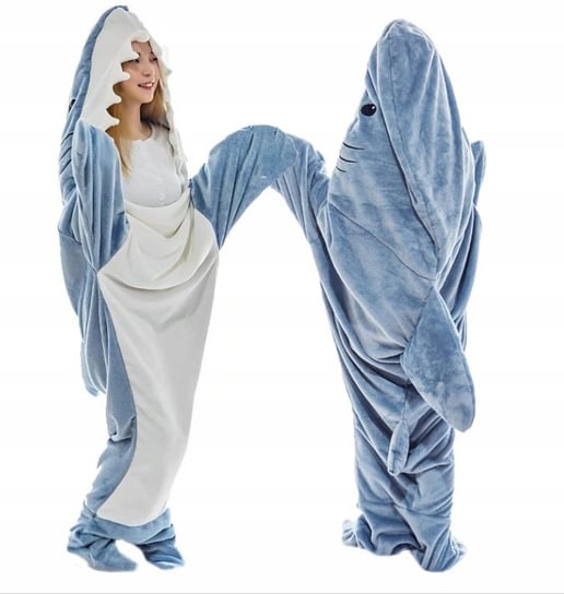 Koc Rekin Bluza Dla Dorosłych Piżama Gruby Ciepły Śpiwór Zimowy L 145-155cm Inna marka
