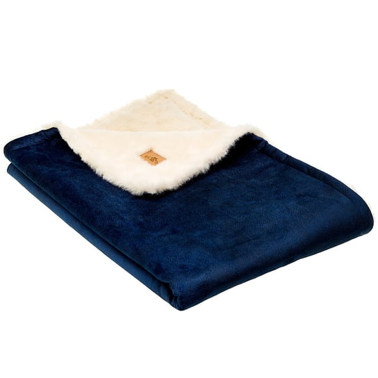 Kocyk dwustronny Navy Blue - L - 140x120 Just For Pets