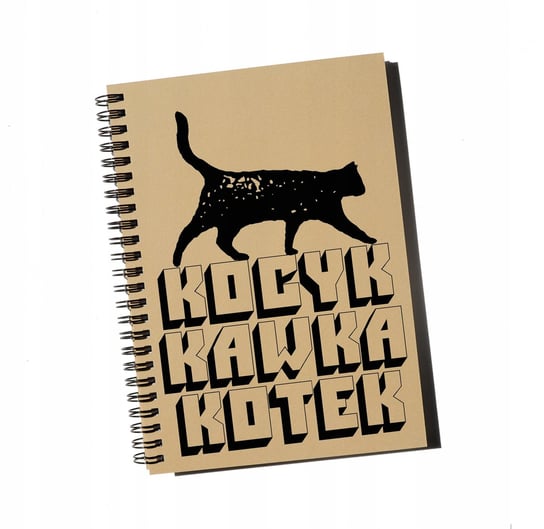 Kocyk, kawka, kotek, notatnik dla kociarza z kotem, notes, Sowia Aleja Inna marka