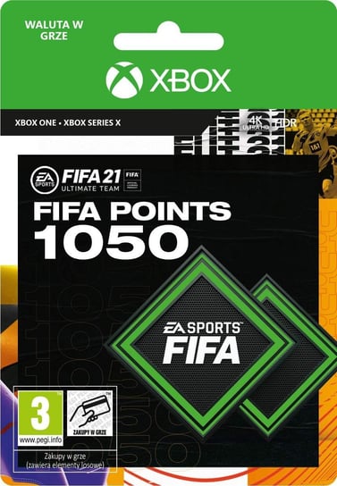 Kod aktywacyjny FIFA 21 Ultimate Team - 1050 punktów Microsoft Corporation