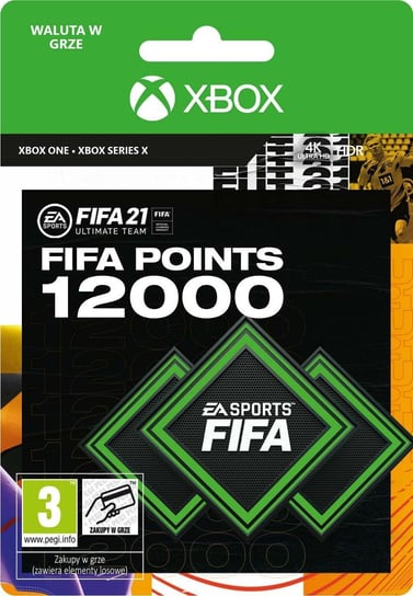 Kod aktywacyjny FIFA 21 Ultimate Team - 12000 punktów Microsoft Corporation