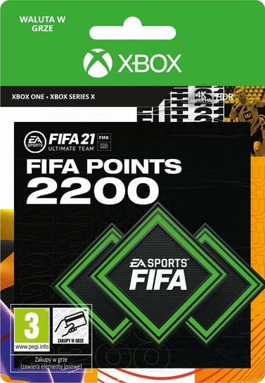 Kod aktywacyjny FIFA 21 Ultimate Team - 2200 punktów Microsoft Corporation