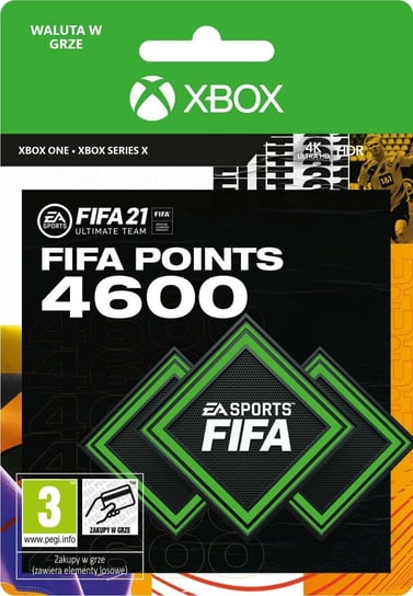 Kod aktywacyjny FIFA 21 Ultimate Team - 4600 punktów Microsoft Corporation
