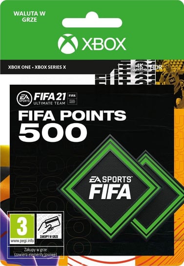 Kod aktywacyjny FIFA 21 Ultimate Team - 500 punktów Microsoft Corporation