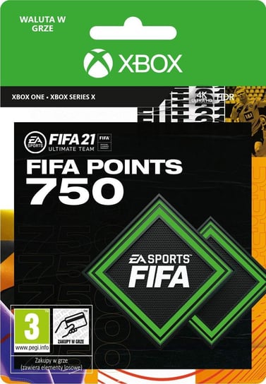 Kod aktywacyjny FIFA 21 Ultimate Team - 750 punktów Microsoft Corporation