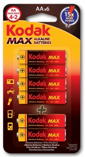 KODAK BATERIA LR6X4+2SZT MAX KAA Kodak