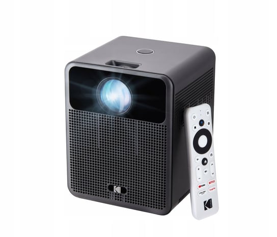Kodak Flik Hd10 Projektor Rzutnik Led 1080p Android Tv Wi-fi Bluetooth Chromecast  / 200 Ansi / 150""+ Pilot Kodak