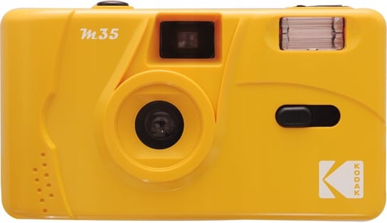 Kodak M35 Aparat Analogowy Na Film 35mm + Lampa / żółty Kodak