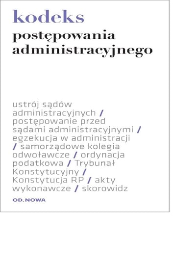 Kodeks postępowania administracyjnego Krzyżanowski Lech