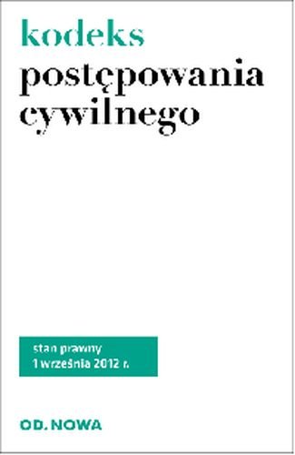 Kodeks postępowania cywilnego Gąszcz Bogdan