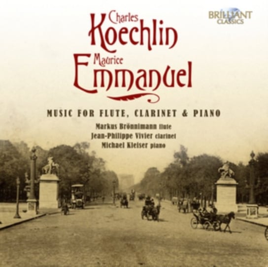 Koechlin / Emmanuel Music For Flute And Piano Brunnimann Markus, Vivier Jean-Philippe, Kleiser Michael