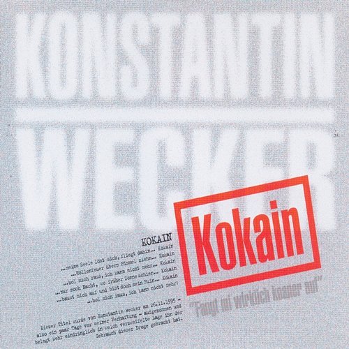 Kokain Konstantin Wecker