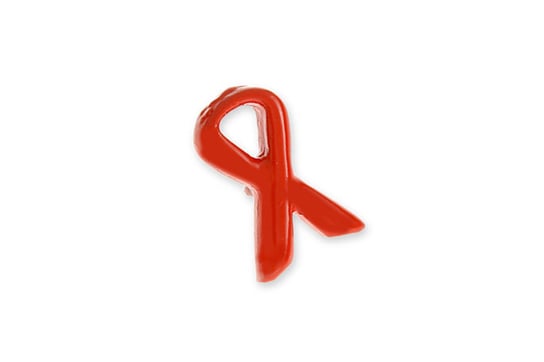 Kokarda Czerwona Symbol Walki Z Hiv/Aids Jubileo