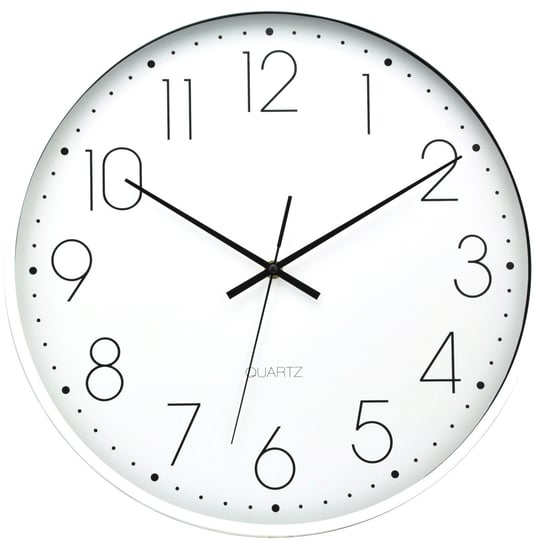 KOKO - Duży zegar ścienny - na ścianę - wiszący - biały - Ø 40,4 cm - KO-9201 Koko