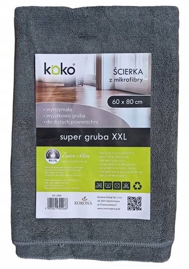 KOKO - Ścierka z mikrofibry - 60x80 - XXL Koko