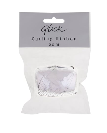 Kokon Curling Ribbon, srebrny, 20 m Empik